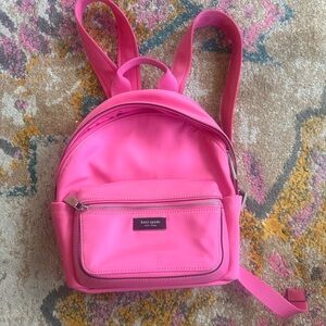 Kate Spade Mini Pink Nylon Backpack